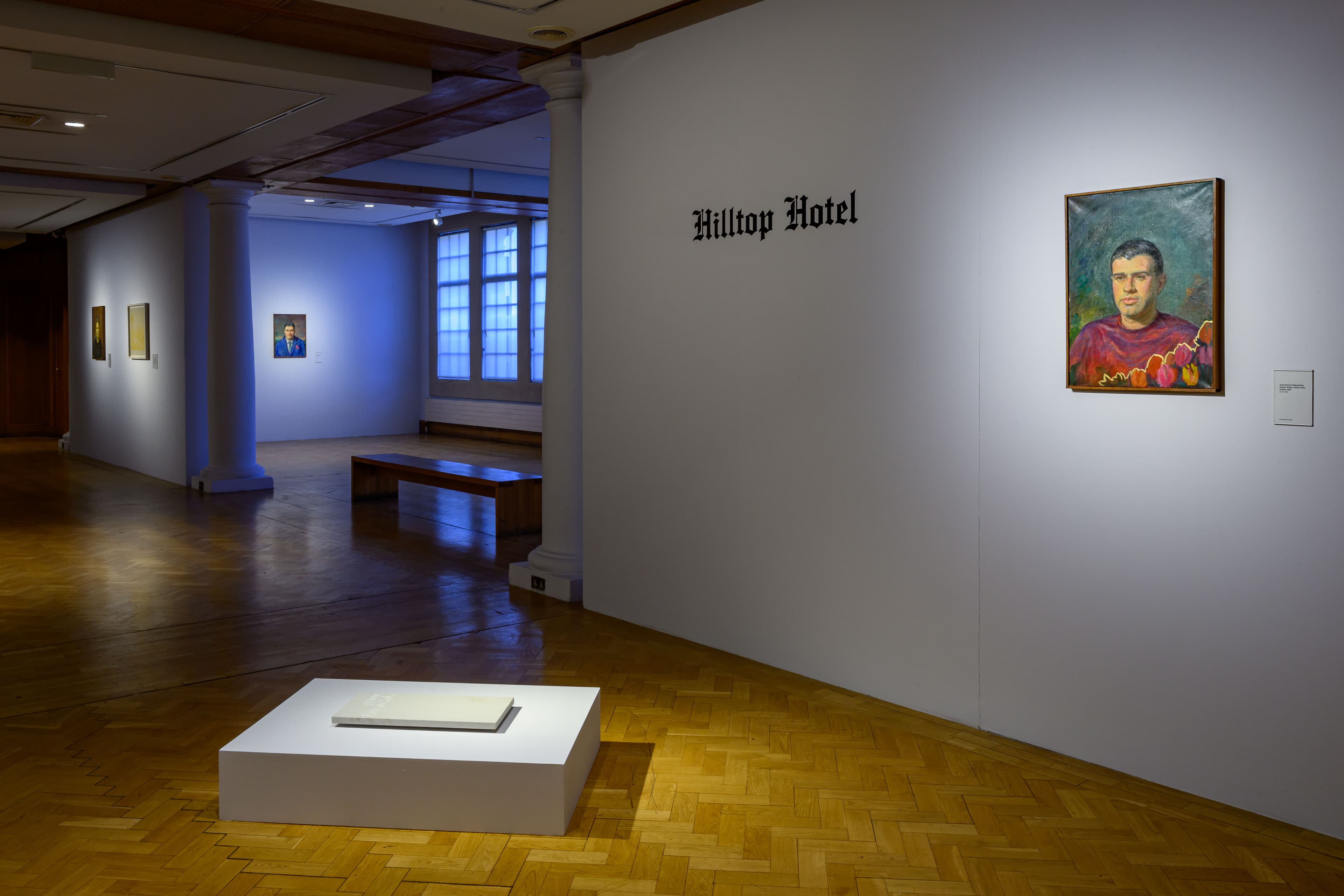 Entrance to the Hilltop Hotel exhibition