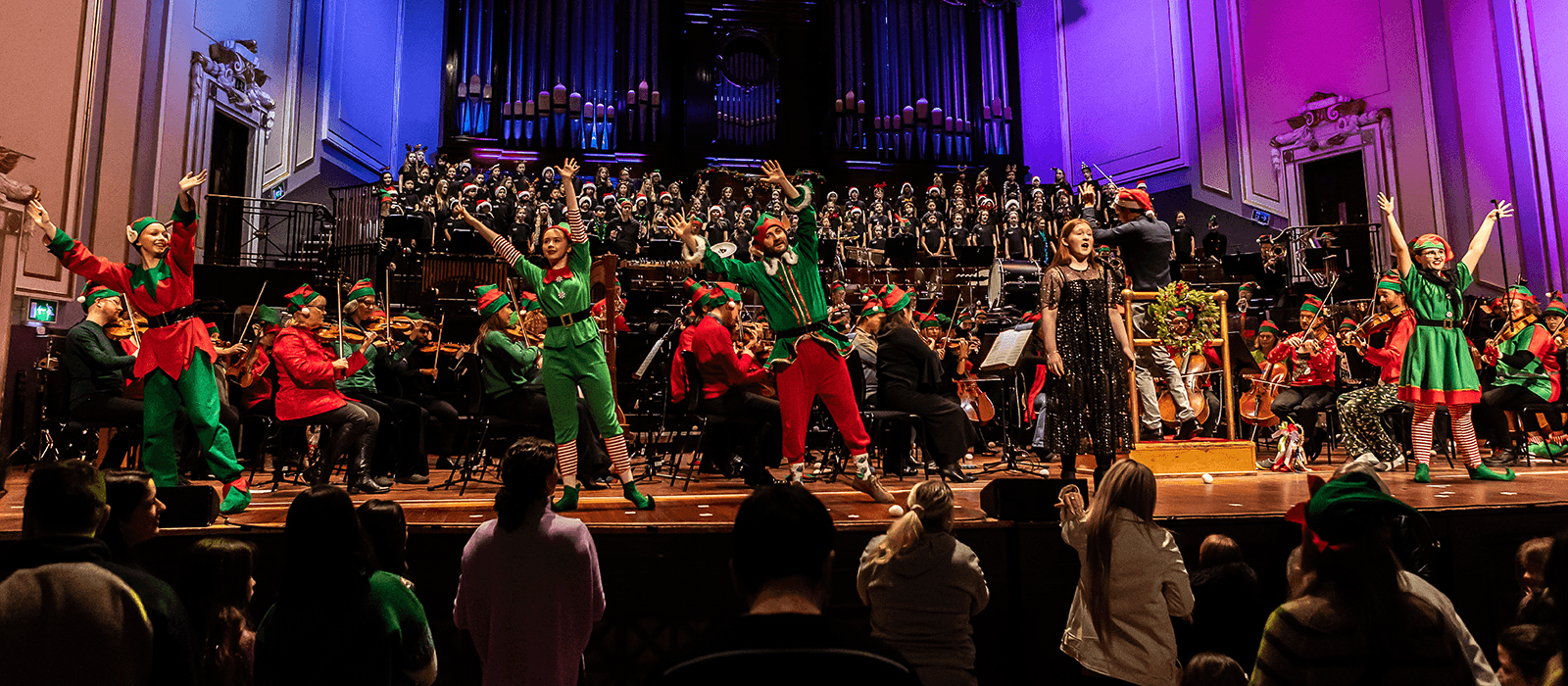 Children's Classic Concerts performing on Usher Hall stage 
