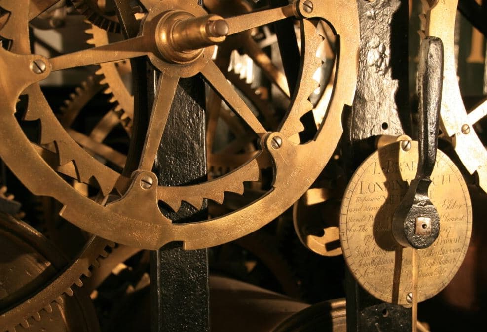 Brass cogs