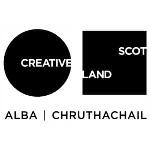 Logo featuring Creative Scotland