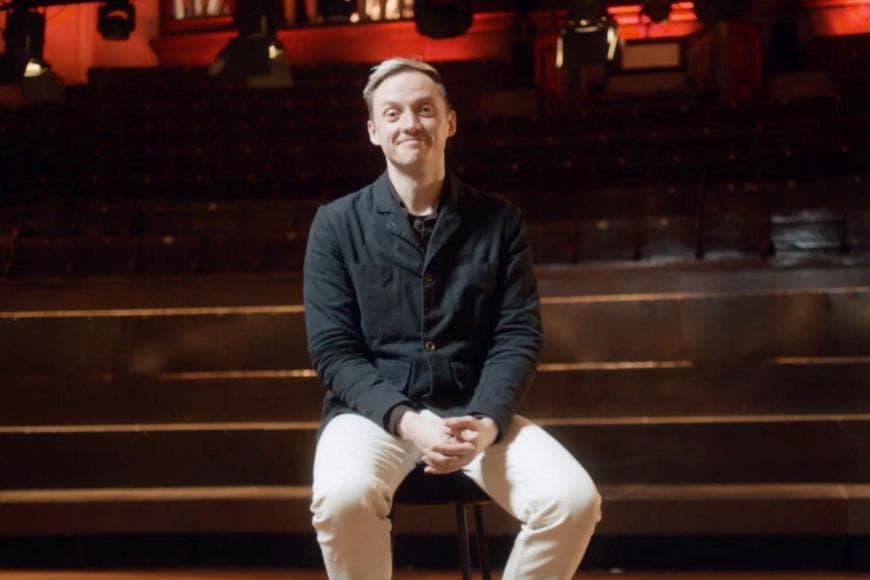 Hamish Hawk in the Usher Hall.