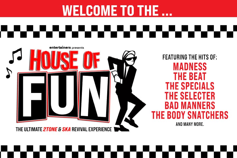 Poster advertising  House of Fun - 2 Tone / Ska concert
