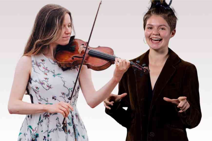 Photograph of Isla Ratliffe and Evie Waddell