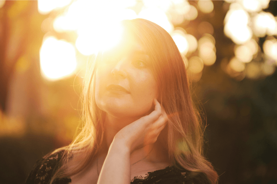 Image shows Josie Duncan in sunlight