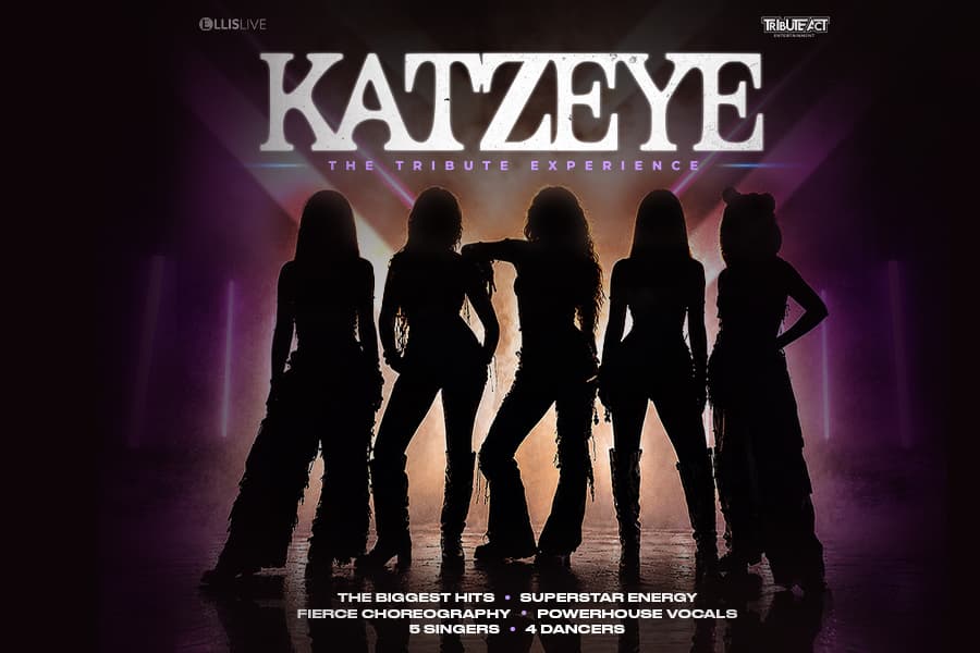 Silhouette of the tribute band Katzeye  