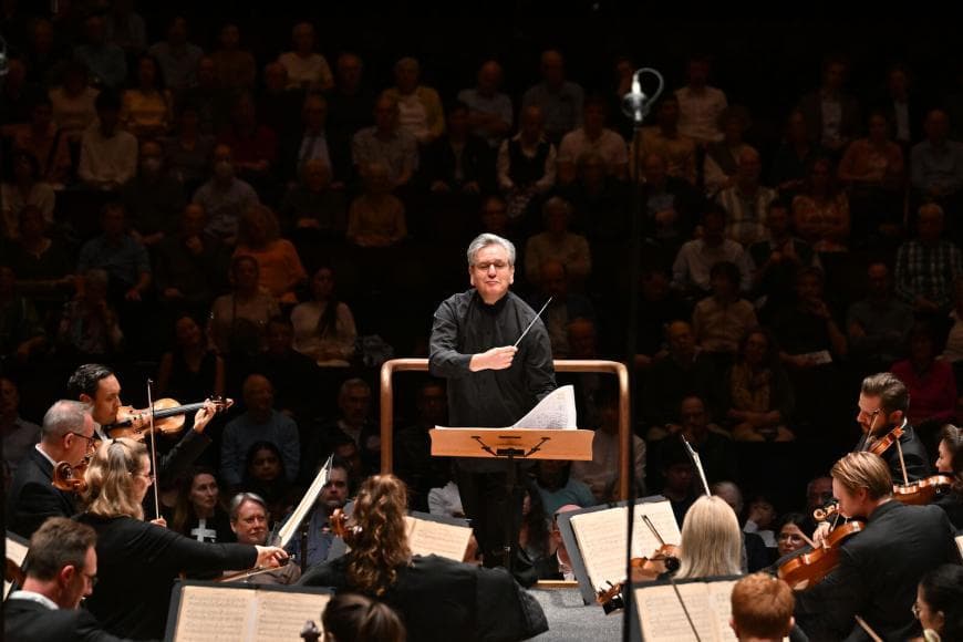 Chief Conductor, Sir Antonio Pappano on stage