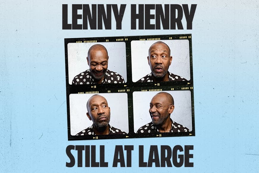 Four headshot images of Lenny Henry 