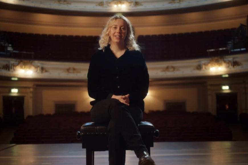 Lizzie Reid in the Usher Hall.