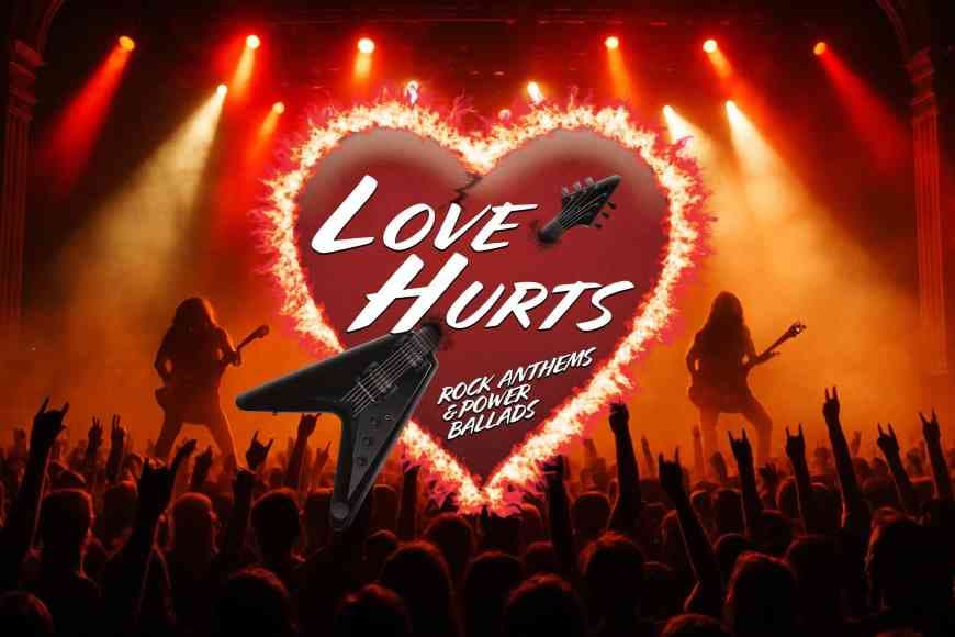 Love Hurts heart with crowd