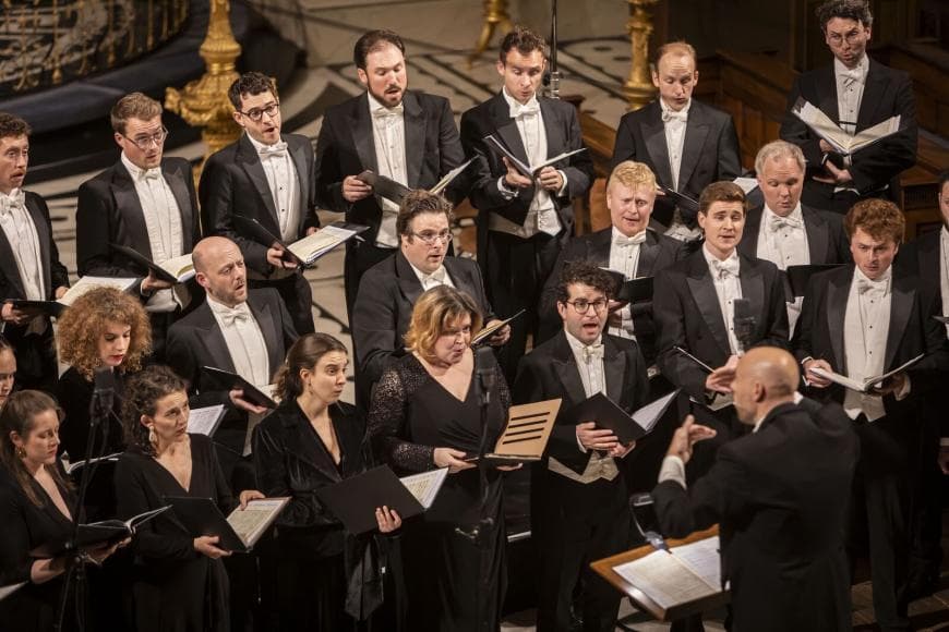 Photo of the Monteverdi Choir 