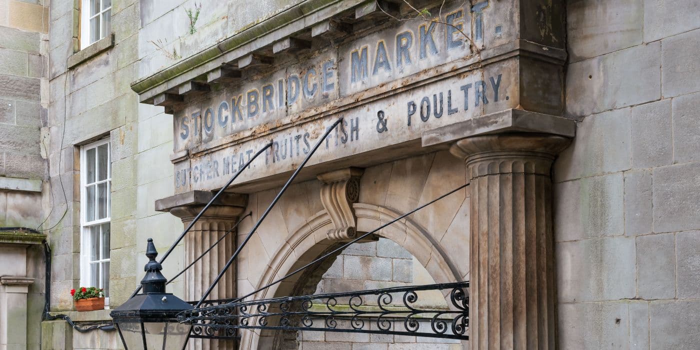 Stockbridge meat market entrance