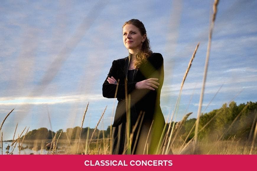 Photograph of conductor Kristiina Poska 