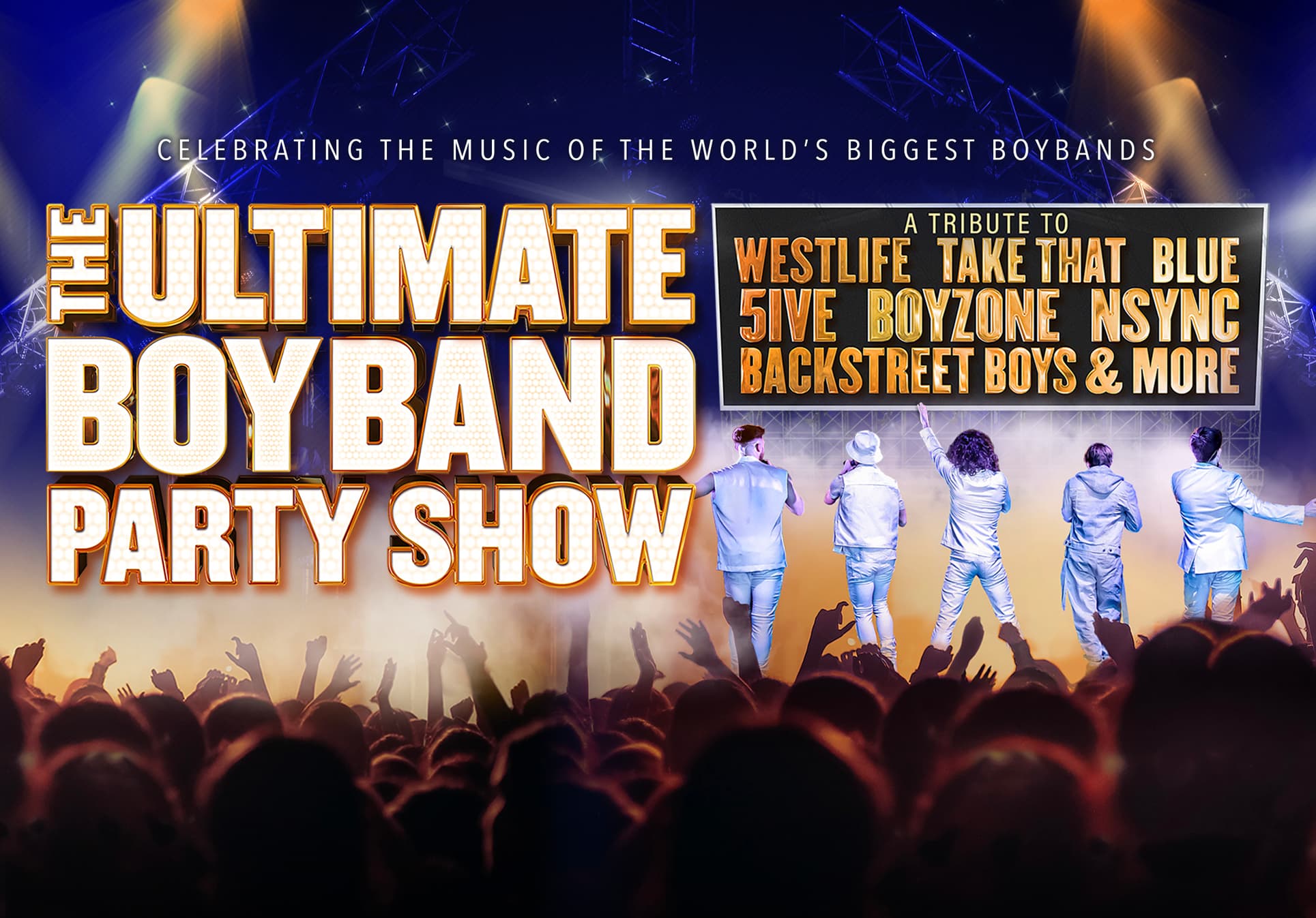 The Ultimate Boy Band Party Show poster.