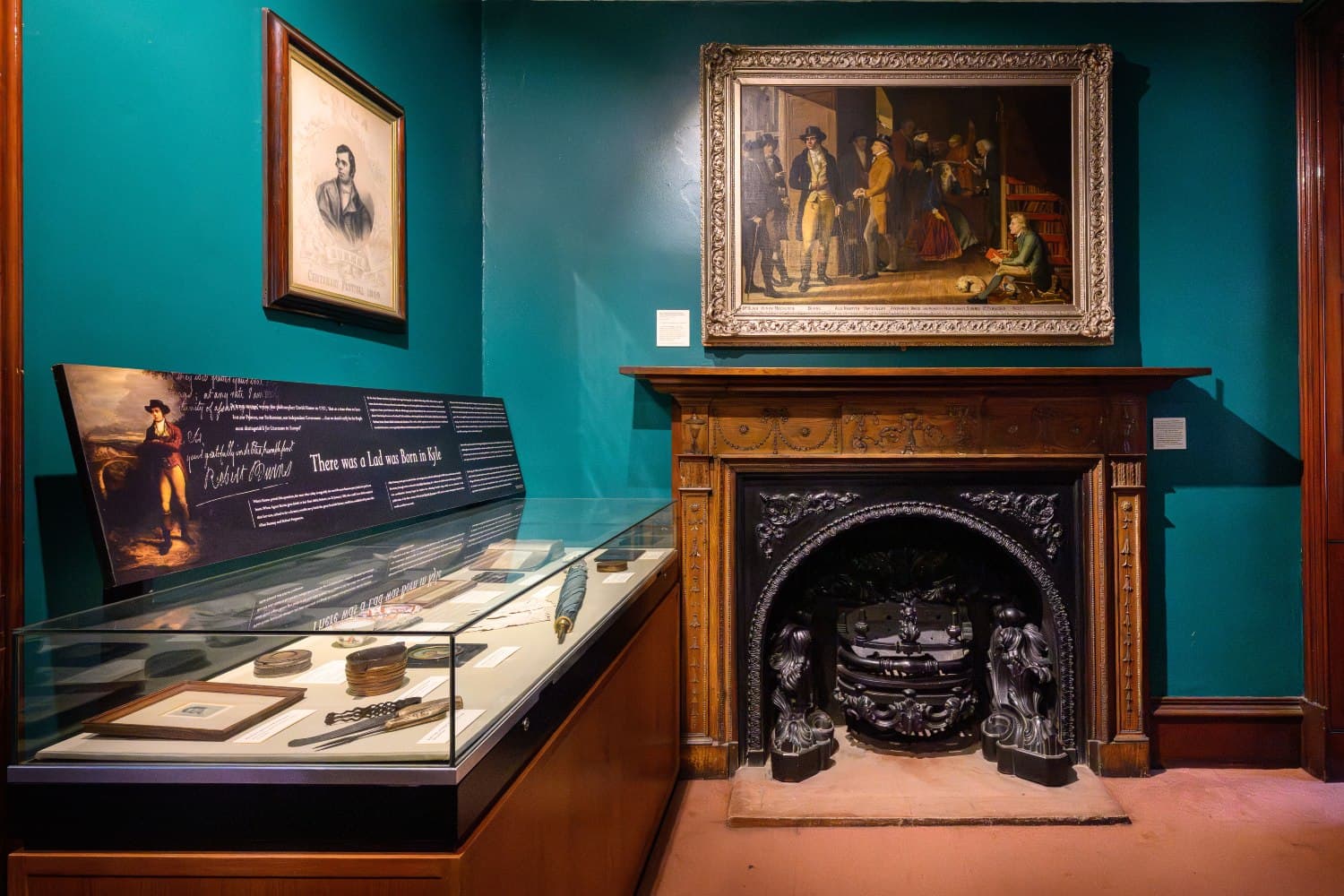 Writers museum exhibits