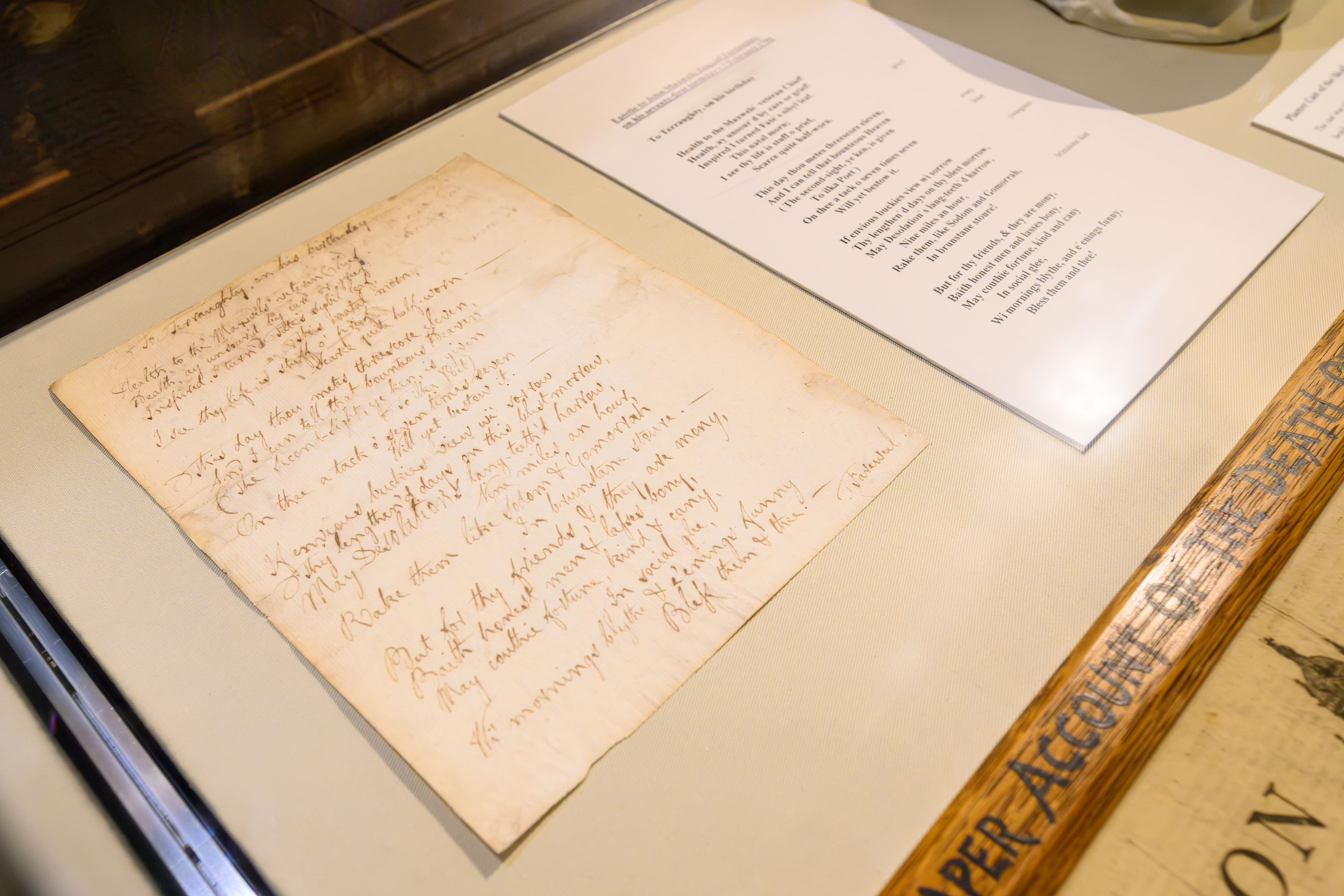 A document with printed text on a white sheet, showcasing clear and legible writing.