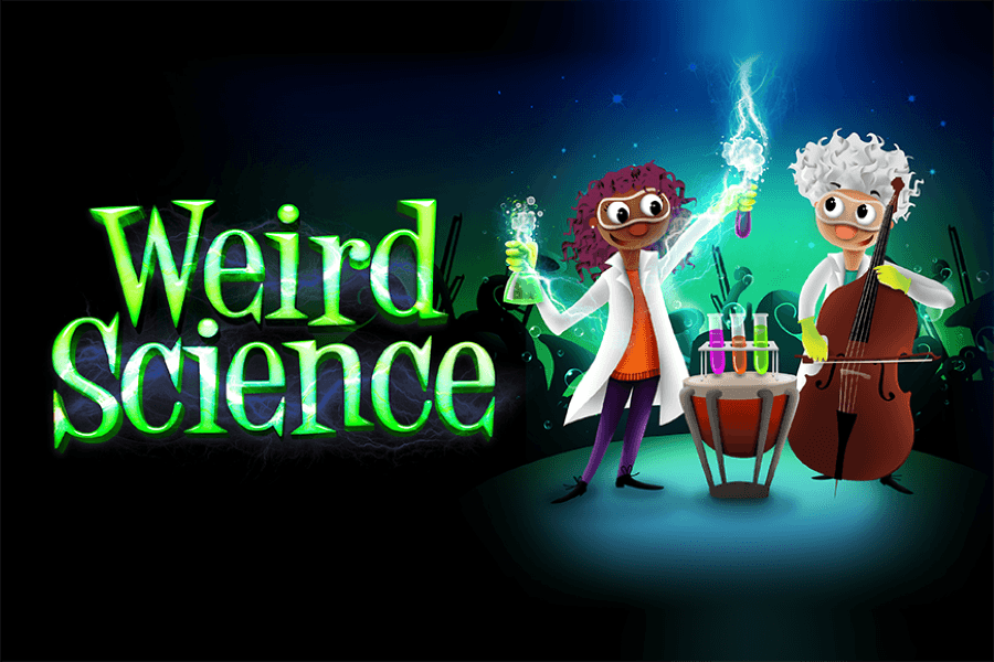 Cartoon of Scientists mixing chemicals