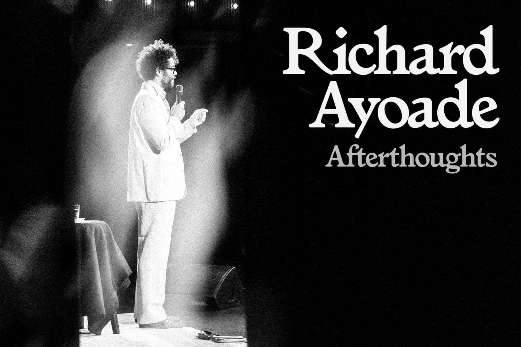 Image of Richard Ayoade on stage