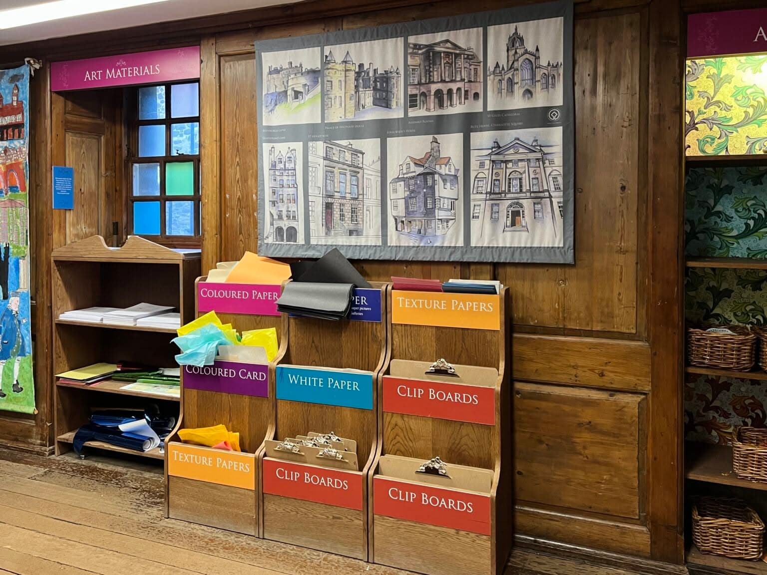 Learning space within Museum of Edinburgh