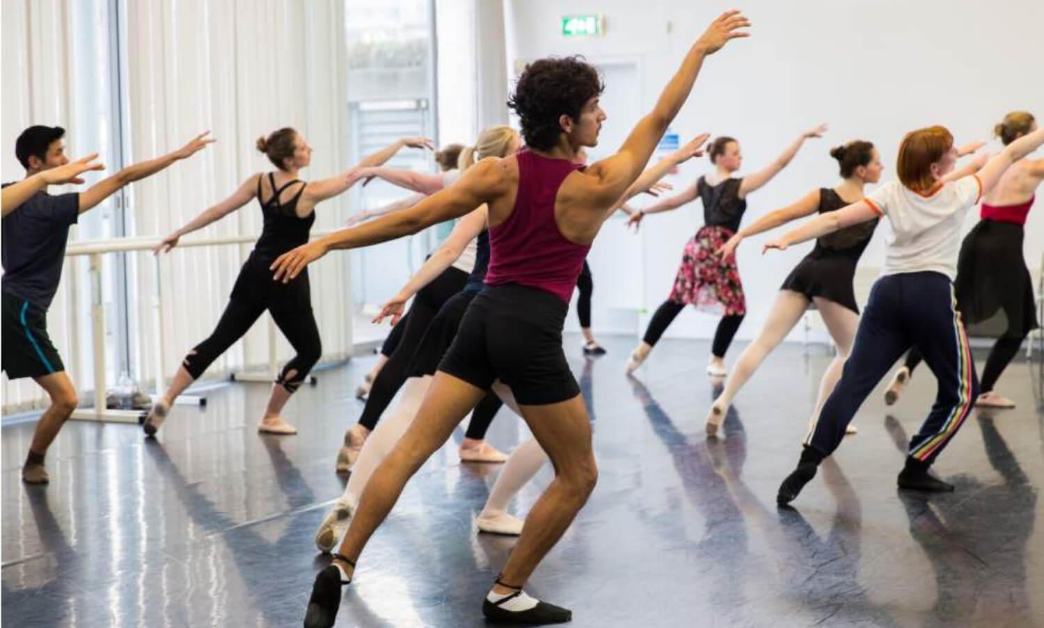Ballet dancers at Dancebase, Edinburgh.  Image by: Amy Sinead Photography