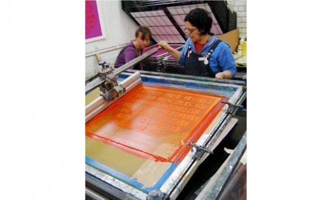 Edinburgh Printmakers screen printing
